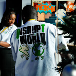 Disrupt the World - White Tee